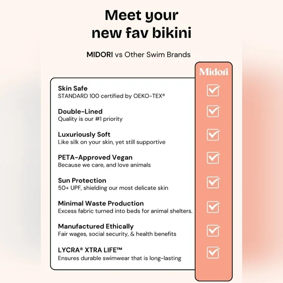 NWT Midori Bikini Indah Triangle Halter Bikini Top in Guava (Pink), S - Picture 5 of 5